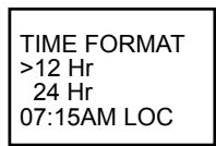 NAVMAN VHF 7000 - 2-5-3 Options de format hora (TIME FORMAT) - 3
