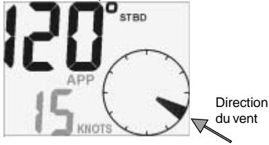 NAVMAN WIND 3100 - 3-3 Réglage de la temporisation de la direction du vent - 5