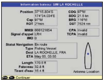 NAVMAN 8084 - Visualisation des navires AIS - 1