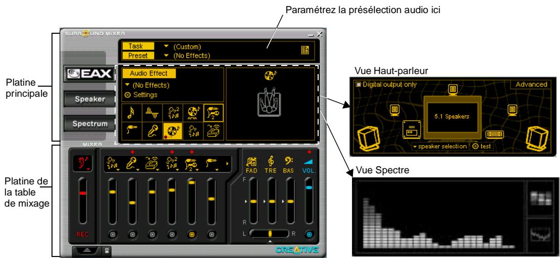 CREATIVE SOUND BLASTER LIVE PLATINUM 5.1 - Surround Mixer - 2