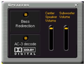 CREATIVE SOUND BLASTER LIVE PLATINUM 5.1 - Activation de la redirection des basses - 2