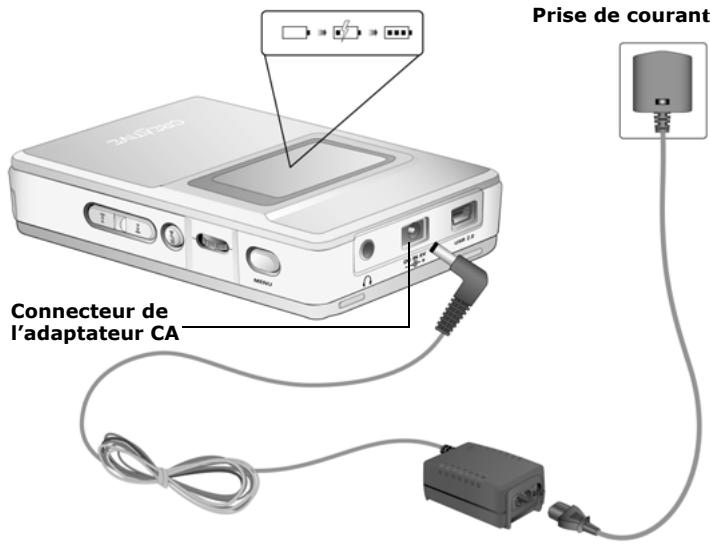 CREATIVE NOMAD JUKEBOX ZEN XTRA - Charge de la batterie - 1