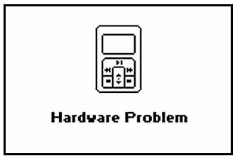 CREATIVE ZEN MICRO - L'un des diagrammes suivants apparaît sur l'écran LCD. Que signifie-t-il ? - 7