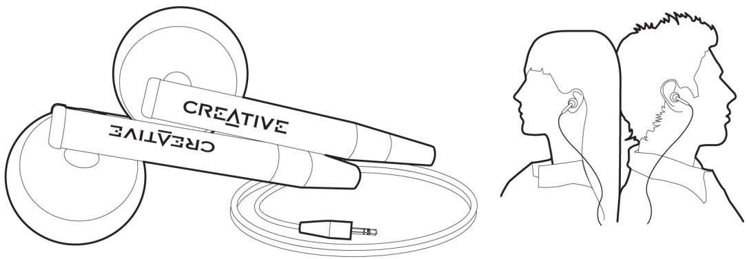 CREATIVE ZEN MICRO - Écouteurs - 1