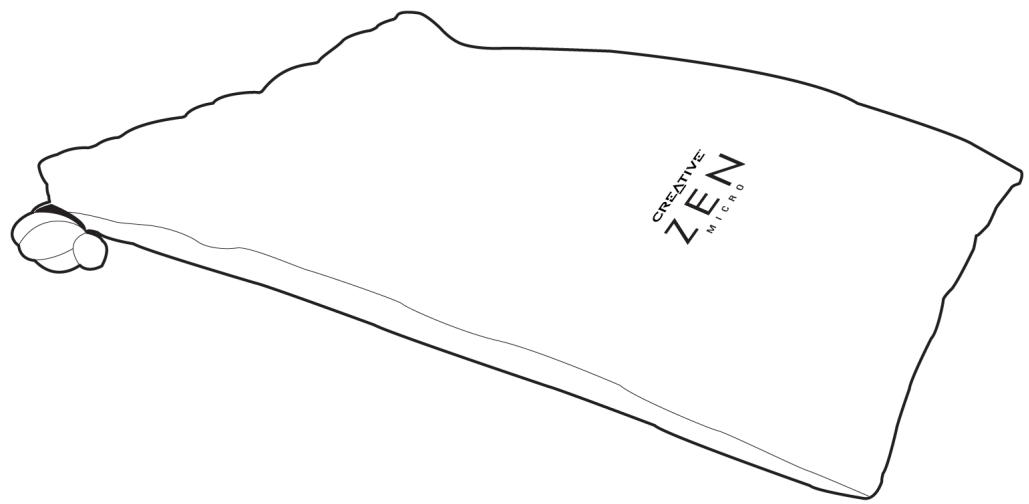 CREATIVE ZEN MICRO - Étui - 1