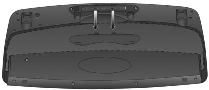 CREATIVE DESKTOP WIRELESS 6000 - Etape 2 : Insertion des piles dans le clavier sans fil Creative - 1