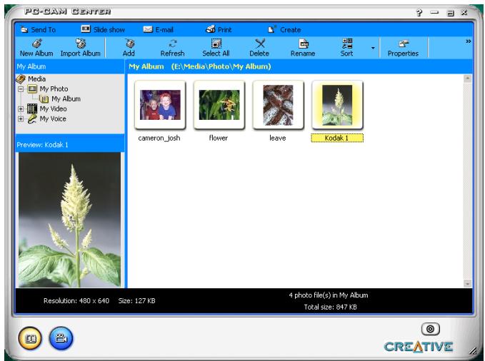 CREATIVE WEBCAM NOTEBOOK - Démarrage de PC-CAM Center - 2