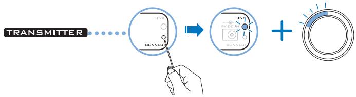 CREATIVE X-FI WIRELESS RECEIVER - Étape 3: Appuyez de nouveau sur le bouton de connexion de votre transmetteur - 1