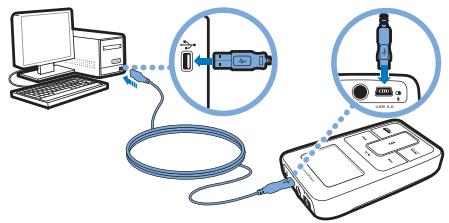 CREATIVE ZEN MICRO SE - Step 3: Charge the battery - 1