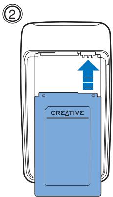 CREATIVE ZEN MICRO SE - Schnitt 1: Batterie einlagen - 2