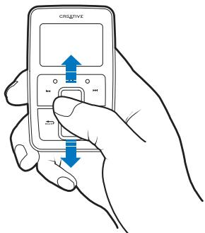 CREATIVE ZEN MICRO SE - Werken met het touchpad - 1