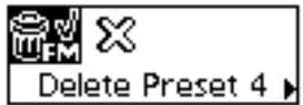 CREATIVE MUVO TX FM - Pour supprimer une fréquence préselectionnée - 9