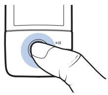 CREATIVE ZEN V - Using the 5-Way Navigation Joystick - 2