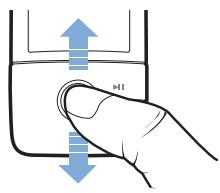 CREATIVE ZEN V - Using the 5-Way Navigation Joystick - 1