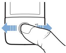 CREATIVE ZEN V - Utilizzo del joystick di navigazione a 5 direzioni - 2
