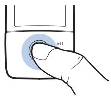 CREATIVE ZEN V PLUS - Using the 5-Way Navigation Joystick - 2