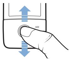 CREATIVE ZEN V PLUS - Using the 5-Way Navigation Joystick - 1