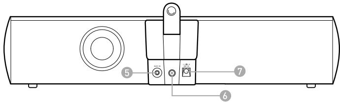 CREATIVE ZIISOUND D5 - Touchpad du volume / voyant d'etat (DEL) - 1