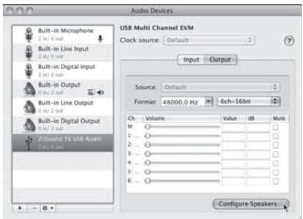 CREATIVE ZIISOUND T6 - Configuration audio sous Mac OS® X - 2