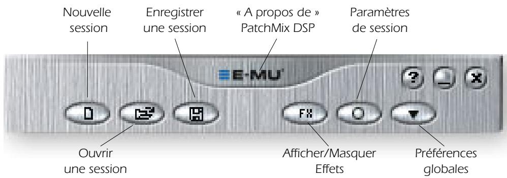 CREATIVE E-MU 0404 - La Barre d'outils - 1