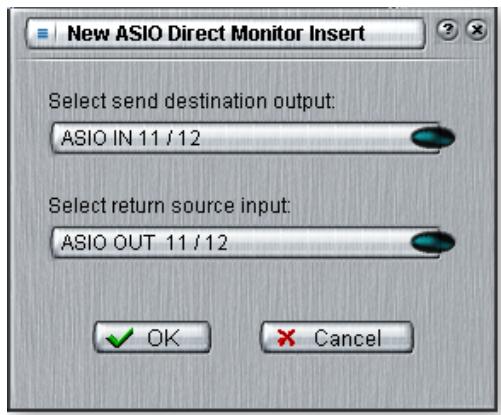 CREATIVE E-MU 0404 - Pour ajouter un département/retour d'écoute directe ASIO : - 1