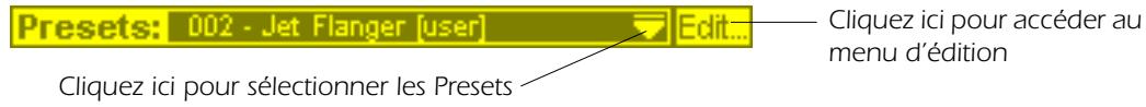 CREATIVE E-MU 0404 - Section des Presets utiliser - 1