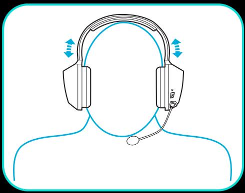 CREATIVE SOUND BLASTER RECON3D OMEGA WIRELESS - Mettez le casque sur votre tête - 1