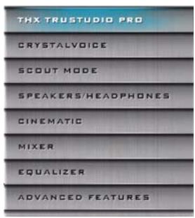 CREATIVE SOUND BLASTER RECON3D PROFESSIONAL AUDIO - Configuration des paramètres du logiciel - 1