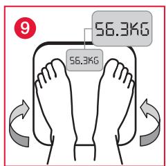 TERRAILLON FAMILY BODY CONTROL WITH COLOUR SCREEN - B.1 Indication of results for an adult - 1