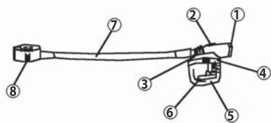 TERRAILLON NASAL CARE SYSTEM 20 - - IDENTIFICATIE VAN HET IRRIGATIEMECHANISME : - 1