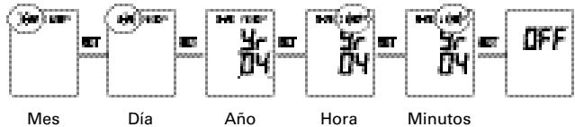 TERRAILLON PRESSIO A - Ajuste de fecha y hora - 1