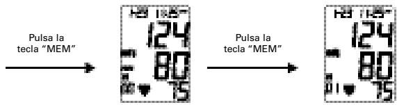 TERRAILLON PRESSIO A - Consultar los datos almacenados (pantalla) - 1