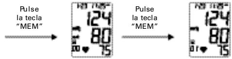 TERRAILLON PRESSIO W - Consultar los datos almacenados (pantalla) - 1