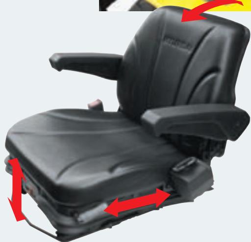 HYUNDAI 16B-7 - Siège à suspension entiement régliable - 1