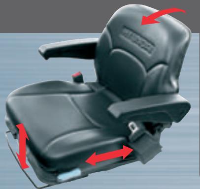 HYUNDAI HDF50-7S - Siège à suspension à réglage facile - 1