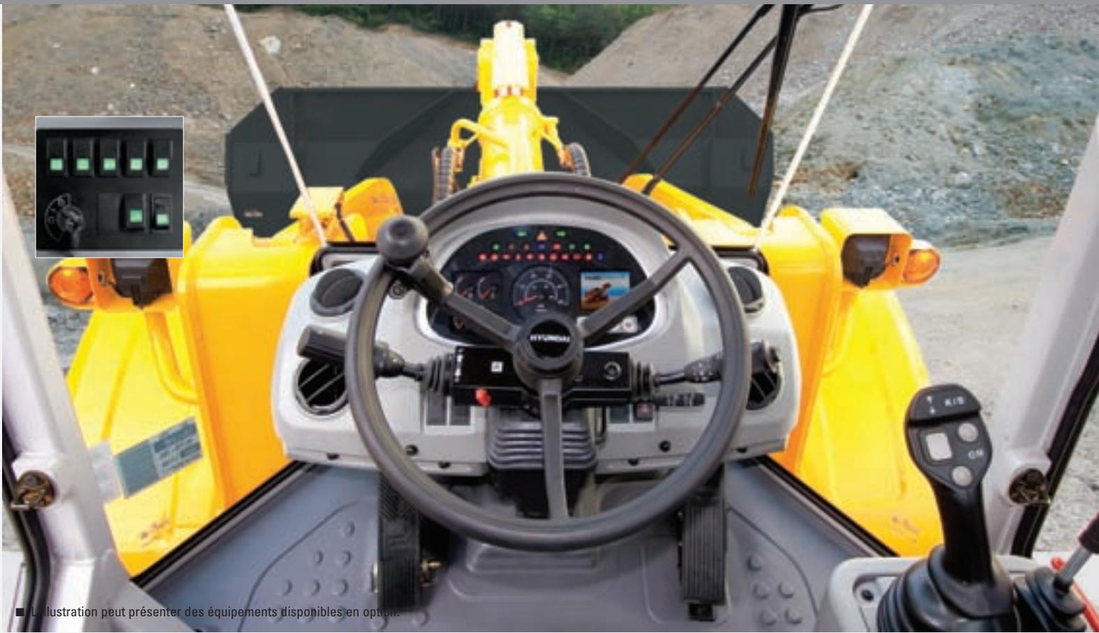 HYUNDAI HL757-7A - Panneau d'affichage et d'interrupteurs centralisé - 1