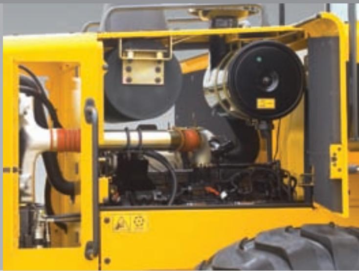 HYUNDAI HL770-7A - Accès aisé à tous les composants du moteur - 1