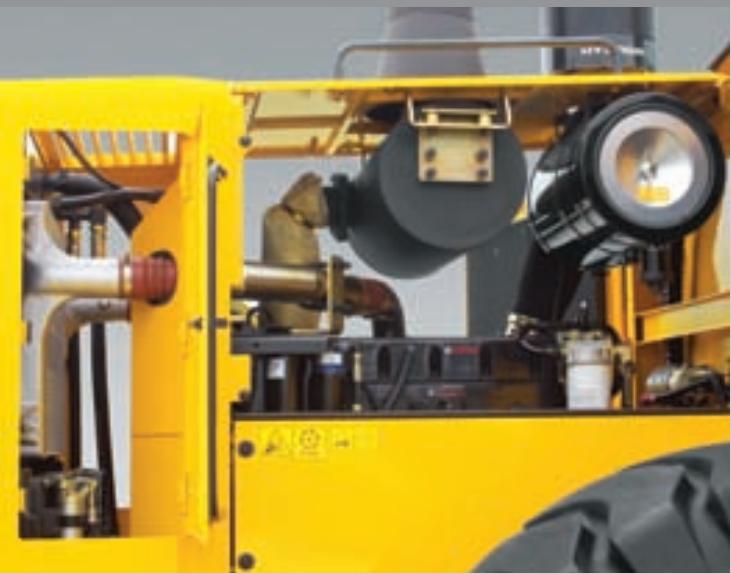 HYUNDAI HL780-7A - Accès aisé à tous les composants du moteur - 1