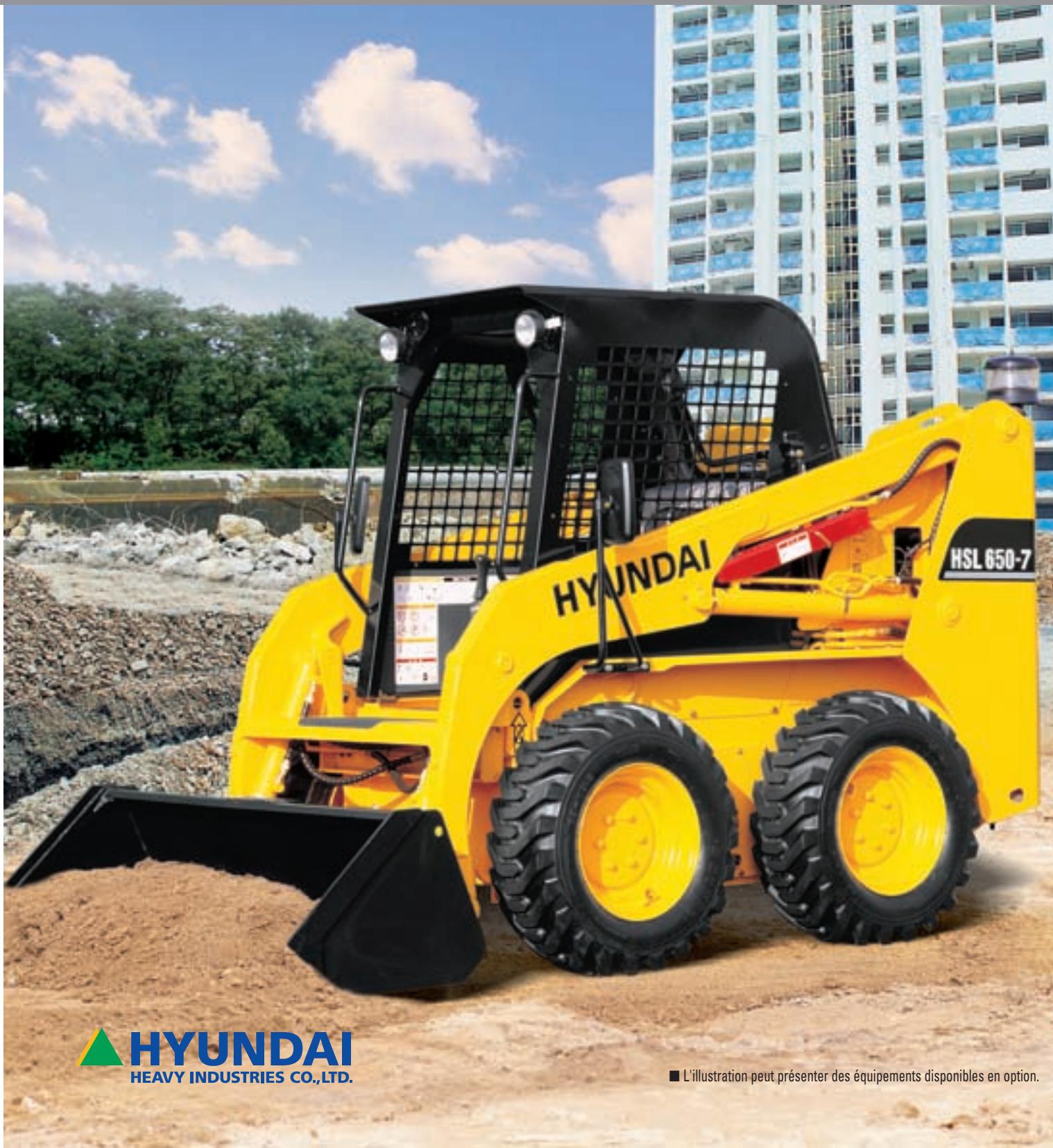 HYUNDAI HSL650-7 - Nouveaux chargeurs compacts rigides HSL650-7 - 1