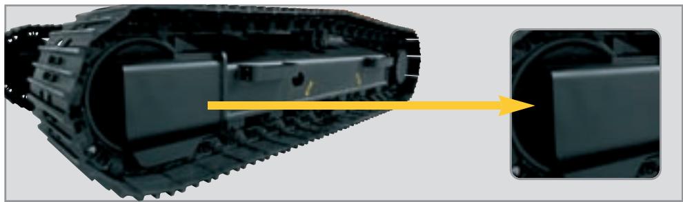 HYUNDAI R110-7A - Chassis inférieur stable et solide - 1