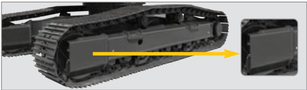 HYUNDAI R140LC-7A - Chassis inférieur stable et solide - 1