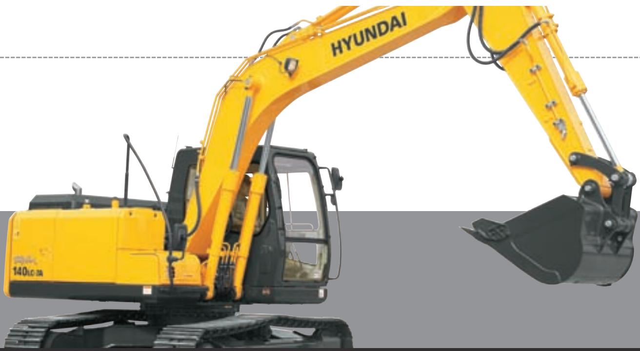 HYUNDAI R140LC-7A - Pédales de translation souples et repose-pieds - 2
