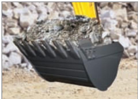 HYUNDAI R140LC-7A - Godetarticulationdegodertrenforcés - 1