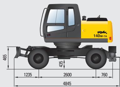 HYUNDAI R140W-7A - Chassis - 14