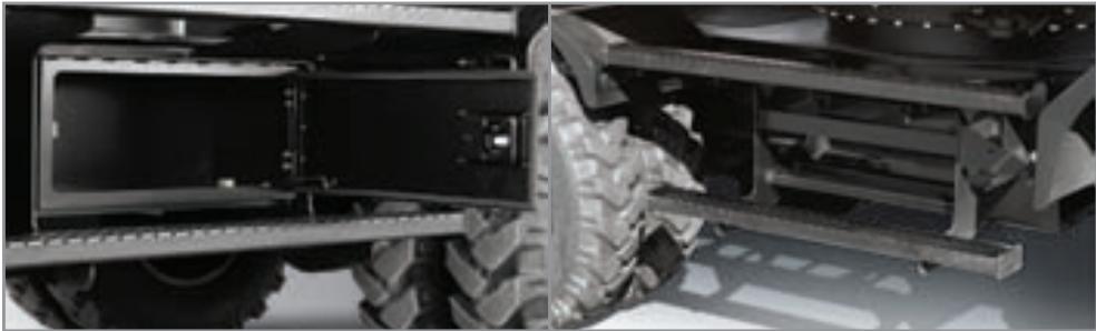 HYUNDAI R140W-7A - Grande boîte à outils et points d'ancrage sûrs - 1