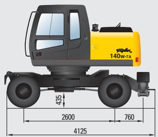 HYUNDAI R140W-7A - Chassis - 5