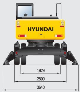 HYUNDAI R140W-7A - Chassis - 6