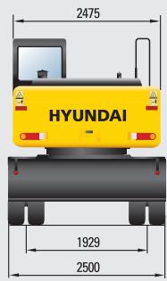 HYUNDAI R140W-7A - Chassis - 3