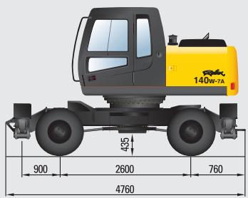 HYUNDAI R140W-7A - Chassis - 11