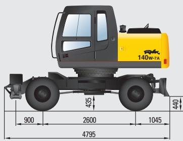 HYUNDAI R140W-7A - Chassis - 8